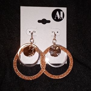 Women's Earrings A&I Rose & Hematite